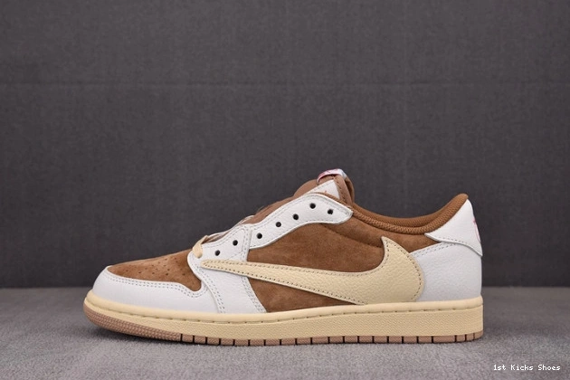 1st Kicks AJ Low Scott 1 SP x Travis DM7866-106 OG 0707